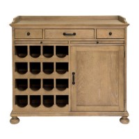 Willis and Gambier Revival Camden Solid Oak Wine Rack/Sideboard