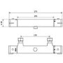 Round Thermostatic Bar Valve