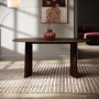 Rectangular Walnut Dining Table - Seats 4 - 6 - Rivo