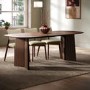 Large Rectangular Walnut Dining Table - Seats 6 - 8 - Rivo