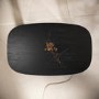 Black Wooden Dining Table - Seats 4 - 6 - Rivo