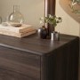 Modern Walnut 3 Drawer Chest of Drawers - Rowan