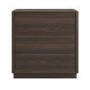 Modern Walnut 3 Drawer Chest of Drawers - Rowan