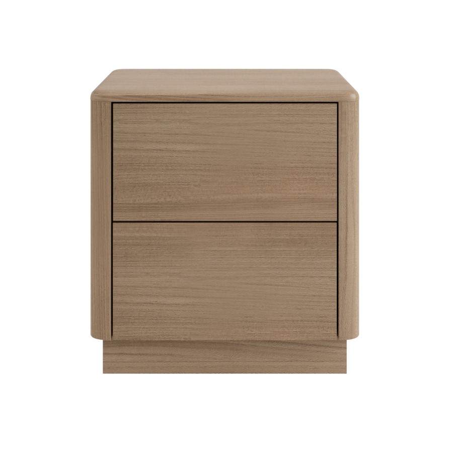 Rowan 2 Drawer Bedside in Oak Effect 