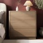 Modern Oak 3 Drawer Chest of Drawers - Rowan