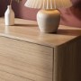 Modern Oak 3 Drawer Chest of Drawers - Rowan