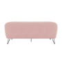 Pink Fabric Reversible L Shaped Sofa - Seats 3 - Rylee