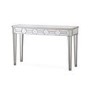 Rosa Mirrored Console Table with Patterns - Vida Living