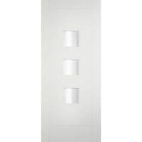 Internal Tri-coya Door with Opaque Glass - Unfinished - 1981 x 838 x 44mm - Turin Essential - XL Joinery