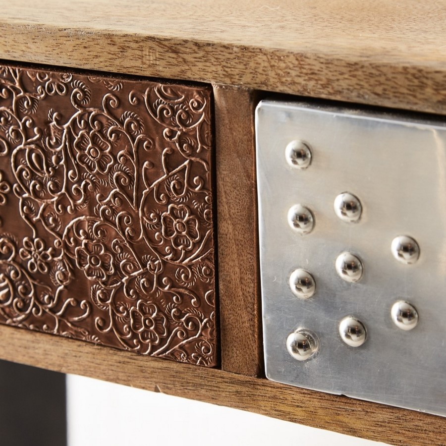 Sorio Office Desk Reclaimed Solid Wood  
