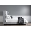 GRADE A1 - Safina King Size Buttoned Wing Back Ottoman Bed in Silver Grey Velvet