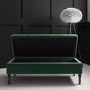 Safina Storage Bench in Bottle Green