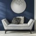 Light Grey Velvet End-of-Bed Bench - Safina