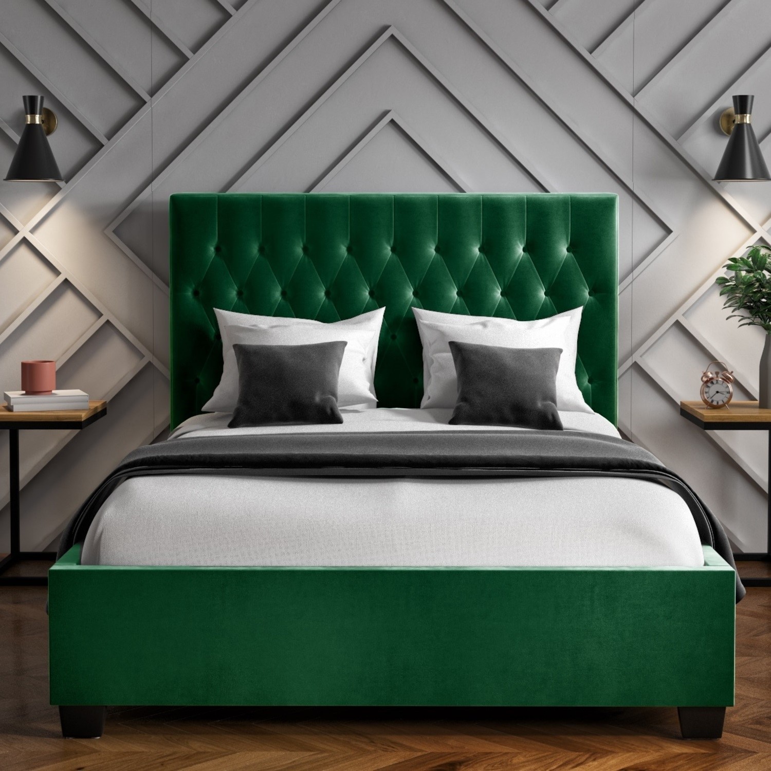 King Size Ottoman Bed Chesterfield at Michael Berryhill blog