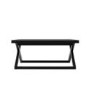 Small Rectangular Black Coffee Table - Sage