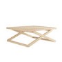 Large Rectangular Light Oak Coffee Table - Sage
