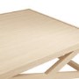 Large Rectangular Light Oak Coffee Table - Sage