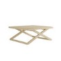 Small Rectangular Light Oak Coffee Table - Sage
