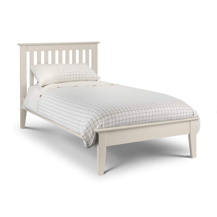 Julian Bowen Salerno Shaker Ivory Single Bed Frame