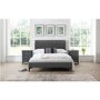 Grey Velvet Super King Ottoman Bed - Sanderson - Julian Bowen