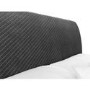 Grey Velvet Super King Ottoman Bed - Sanderson - Julian Bowen