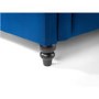 Blue Velvet 3 Seater Sofa - Julian Bowen