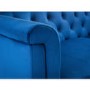 Blue Velvet 3 Seater Sofa - Julian Bowen