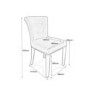 Rosemont Linen Effect Natural Pair of Chairs