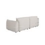 Beige Chenille 3 Seater Cloud Sofa - Santo