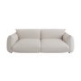 Beige Chenille 3 Seater Cloud Sofa - Santo