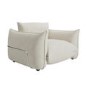 Beige Chenille Cloud Armchair - Santo