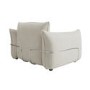 Beige Chenille Cloud Armchair - Santo