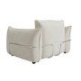 Beige Chenille Cloud Armchair - Santo