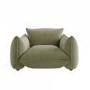 GRADE A1 - Sage Green Velvet Armchair - Santo