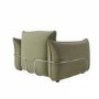 GRADE A1 - Sage Green Velvet Armchair - Santo