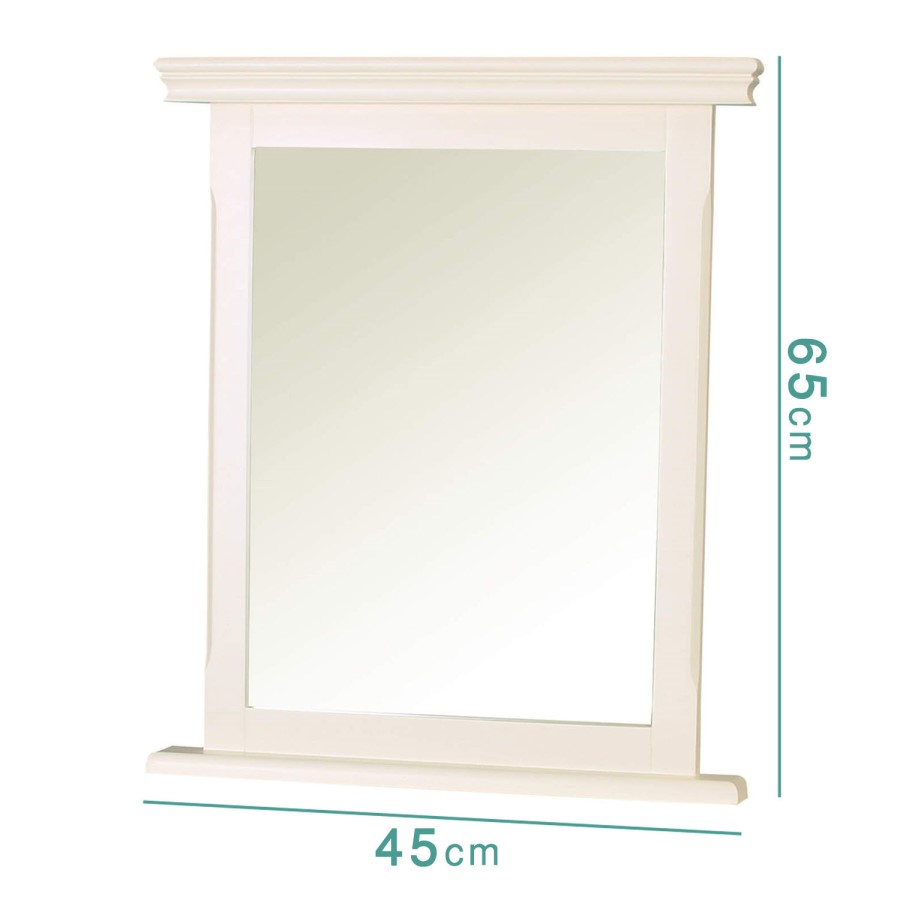 Savannah Dressing Table Mirror in Ivory/Cream