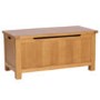 GRADE A3 - Rustic Saxon Oak Blanket Box