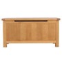GRADE A3 - Rustic Saxon Oak Blanket Box