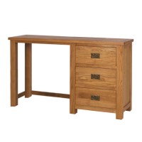 Rustic Saxon Oak Dressing Table