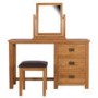 Rustic Saxon Oak Dressing Table