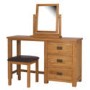 Rustic Saxon Oak Dressing Table
