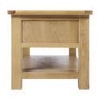 Solid Wood Coffee Table with Storage - Rustic Saxon Range