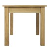 GRADE A2 - Extendable Solid Oak Dining Table - Seats 6 - Rustic Saxon Range