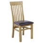 Extendable Solid Oak Dining Table and 6 Chairs - Rustic Saxon Range