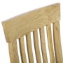 Extendable Solid Oak Dining Table and 6 Chairs - Rustic Saxon Range