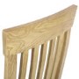 Extendable Solid Oak Dining Table and 6 Chairs - Rustic Saxon Range