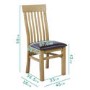 Extendable Solid Oak Dining Table and 6 Chairs - Rustic Saxon Range