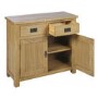 Solid Oak Sideboard with Storage Drawers - Rustic Saxon Range