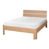 One Call Furniture Shaker Double Bed Frame in Veradi Oak