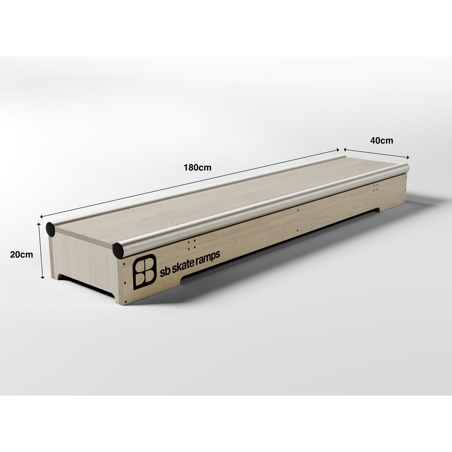 Funbox Ramp Fun Box Skateboard Ramp - SB Skate - Furniture123